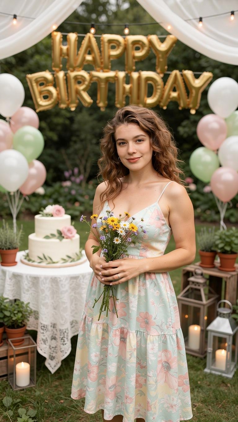 AI generated birthday celebration photo