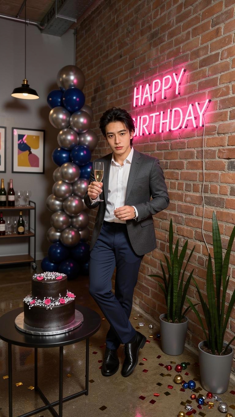 AI generated Happy Birthday to You celebration photo