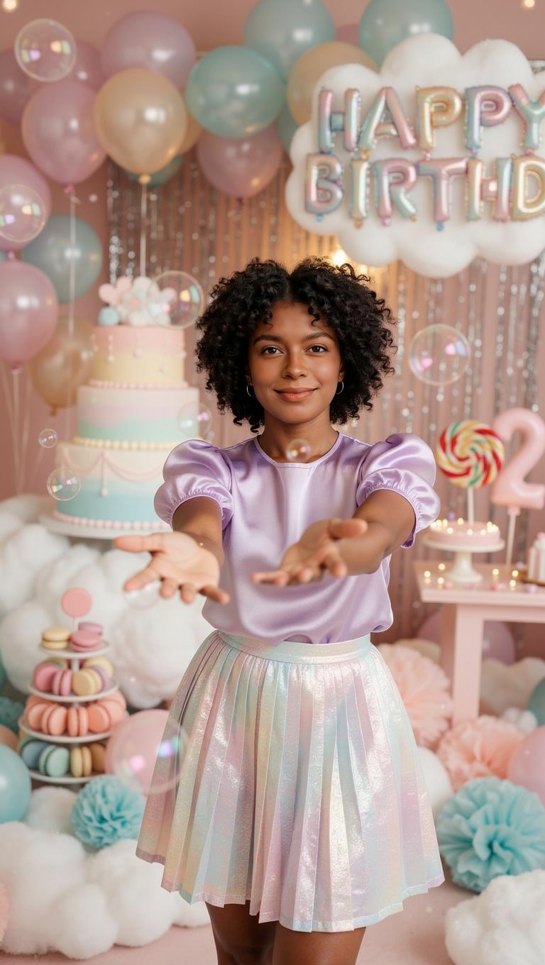 AI generated birthday meme — personalized celebration scene